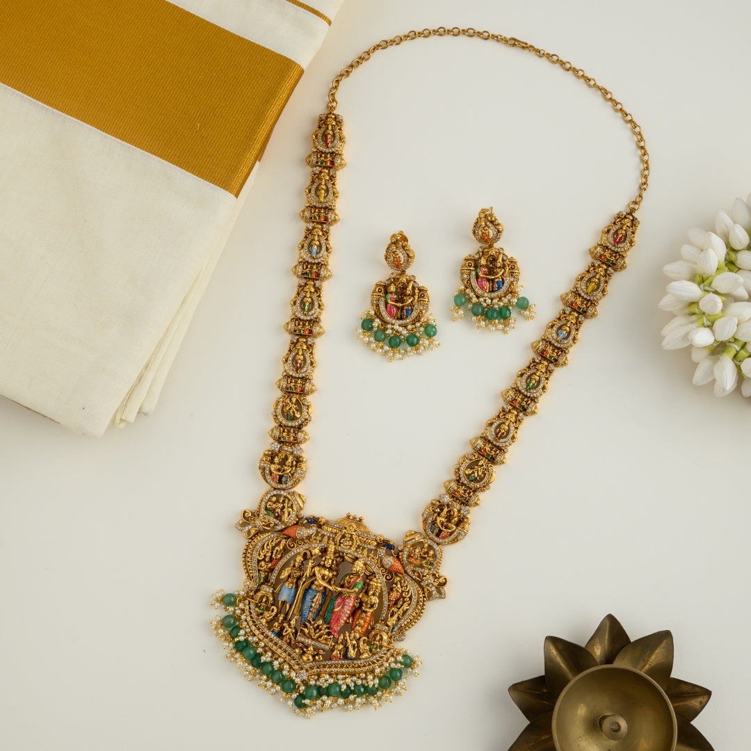 Revathi Jewel Present Antique Nagas Kalayanam Necklace