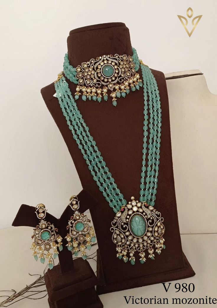 Revathi Super Selling Combo Diamond And Moti Set