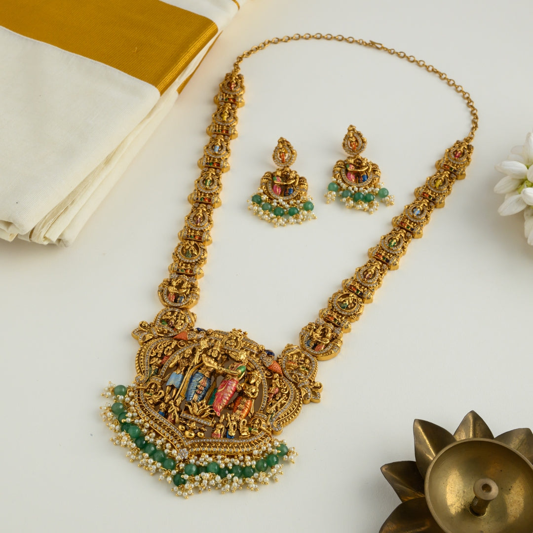 Revathi Jewel Present Antique Nagas Kalayanam Necklace