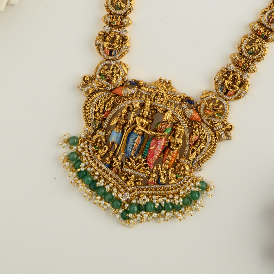 Revathi Jewel Present Antique Nagas Kalayanam Necklace