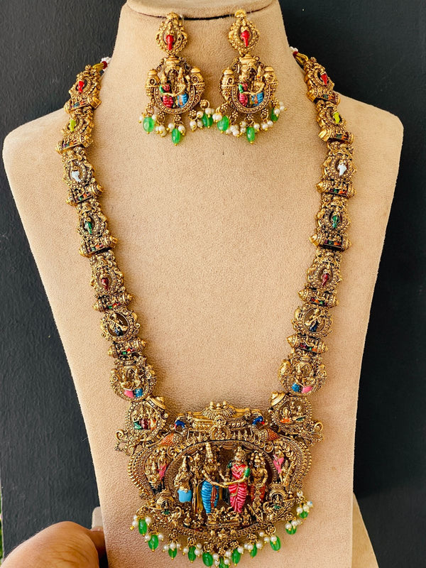 Revathi Jewel Present Antique Nagas Kalayanam Necklace