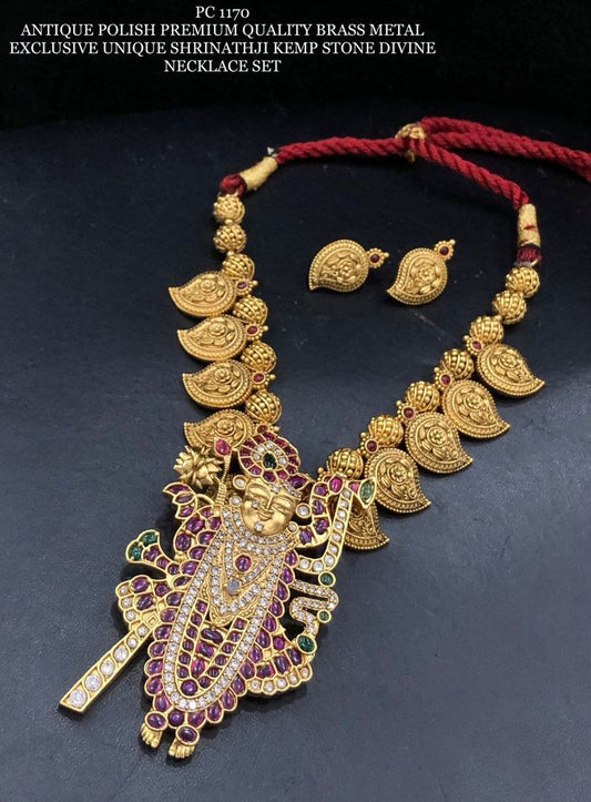 Super Gold And Work Spritual necklace set